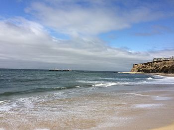 Scenic view of beach