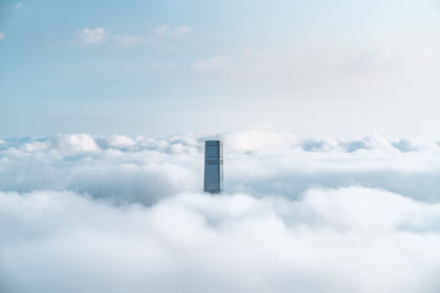 Low angle view of building against sky