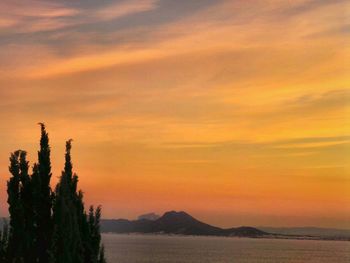 Scenic view of sunset sky