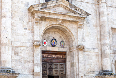 Low angle view of old building