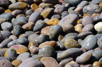 Full frame shot of pebbles