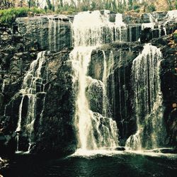 View of waterfall