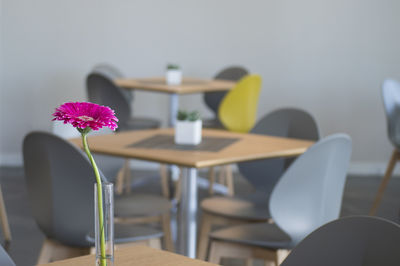 Close-up of vase on table