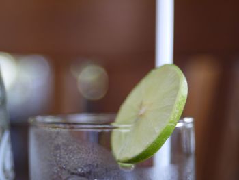 Close-up of object on table