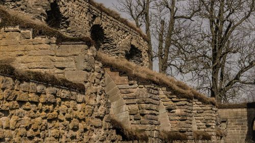 View of old ruin building