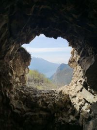 View of rock formations