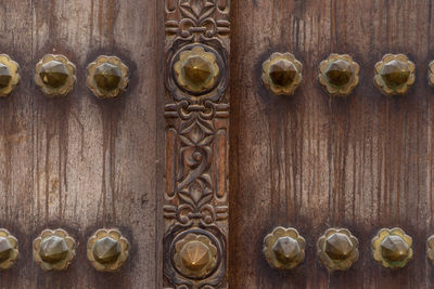 Old traditional doors. stone town, zanzibar, tanzania.