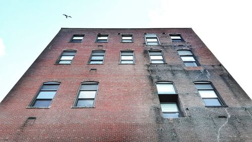 Low angle view of building against sky