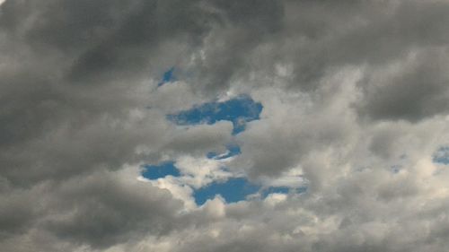 Low angle view of clouds in sky