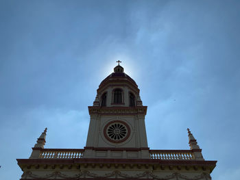 Low angle view of building against sky