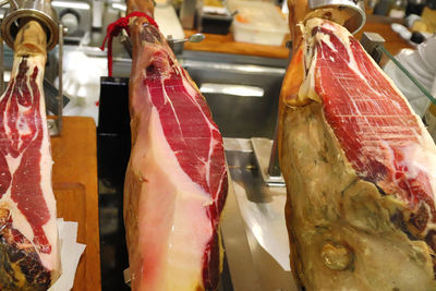 Exhibition of domestic and foreign sliced hams hams