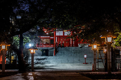 Road at night