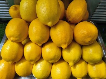 Full frame shot of lemons