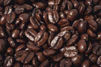 Full frame shot of coffee beans