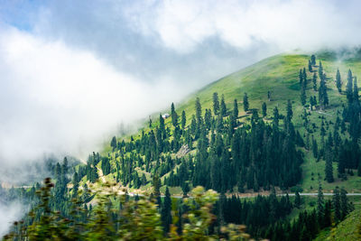 Panoramic view of landscape against sky