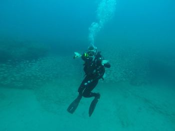 Scuba diver underwater