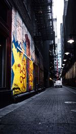 Street amidst buildings in city