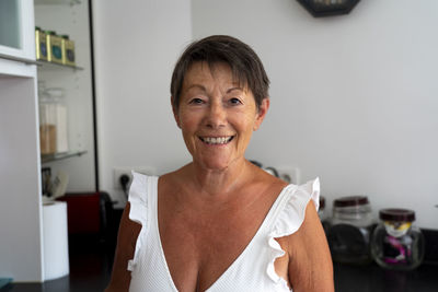 Portrait of a smiling young woman