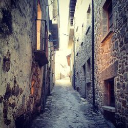 Narrow alley in old town