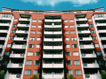 Low angle view of buildings against sky