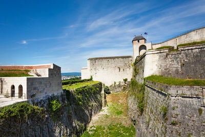 View of fort against sky