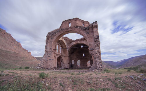 Old ruins against sky