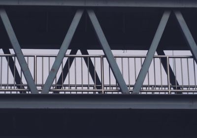 Low angle view of bridge against sky