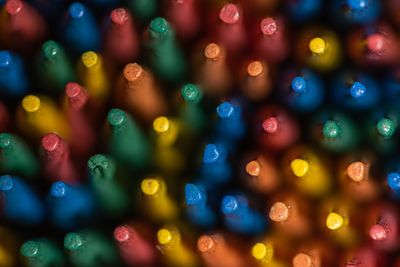 Full frame shot of colorful toothpicks