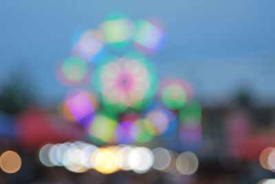 Defocused lights