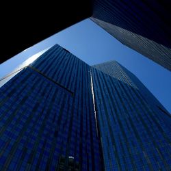 Low angle view of modern building