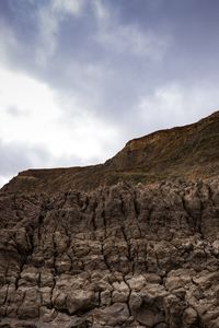 Scenic view of rocky mountains against sky