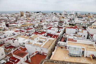 Vrooftop view of cadiz