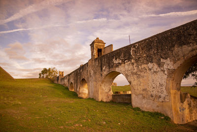 Old ruins against sky