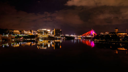 The city of putrajaya night lights