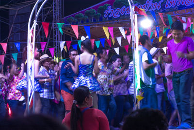 Crowd at music concert