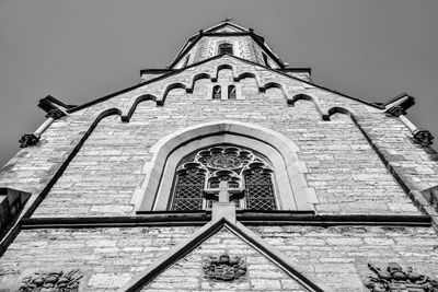 Low angle view of cathedral against sky
