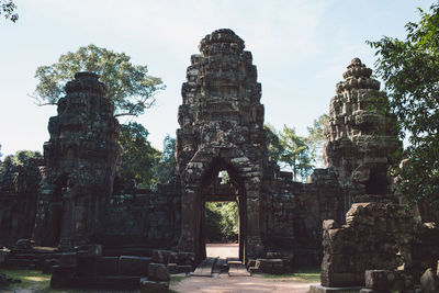 Old historical building in forest