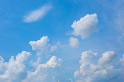 Low angle view of clouds in sky