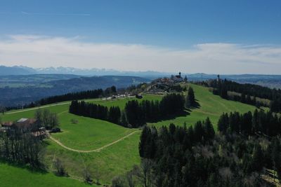 Scenic view of landscape against sky