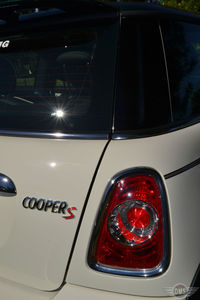 Close-up of illuminated car