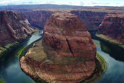 Scenic view of rock formation