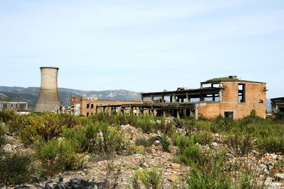 Old lost fabric area in albania