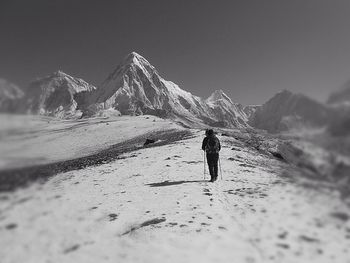 People on mountain landscape