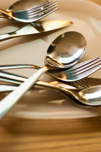 Close-up of plate on table