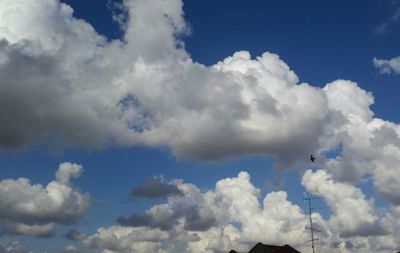 Low angle view of cloudscape