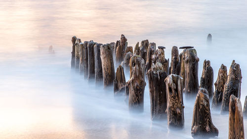 Panoramic view of sea against sky