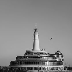 Light house and seagull