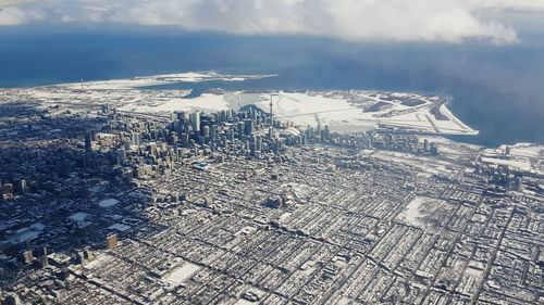 Aerial view of cityscape