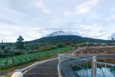 Artificial lake in temanggung