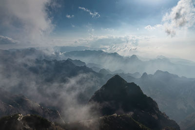 Sunrise over the mountains